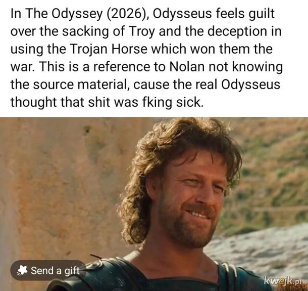W oryginale był dumny