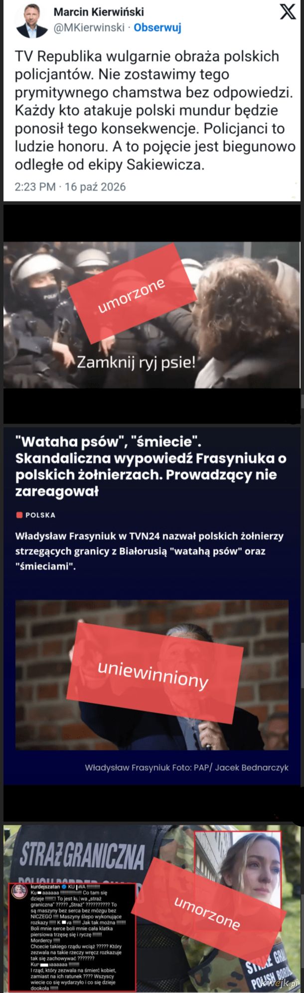 "Sciągnij mundur i przeproś matkę" xD