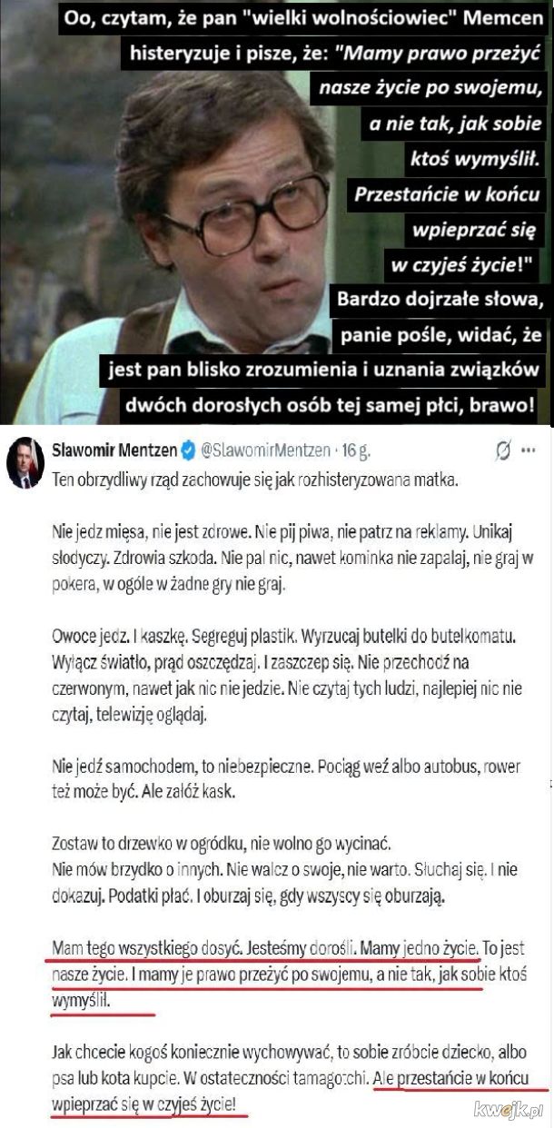 wychodzi na to, że atrakcyjny sławomir kolejny raz przylutował sobie w giczoł