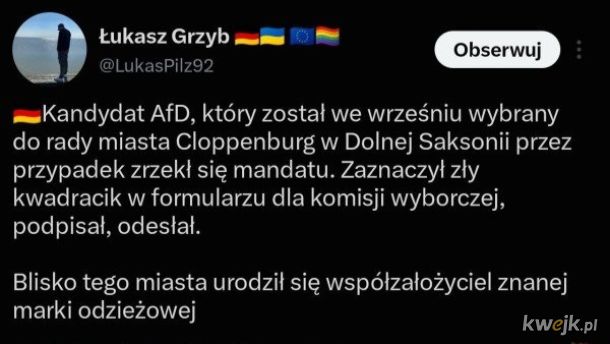 Rosyjski radny z AfD... pewnie jeszcze słabo czyta po niemiecku