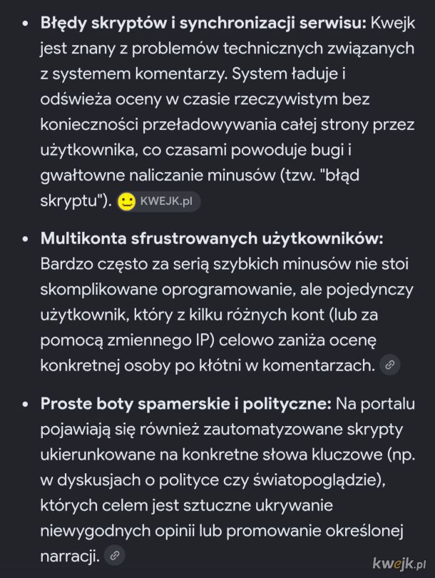 W dwa dni równo po 40 minusów pod wszystkimi komentarzami do paru miesięcy wstecz :D reklamodawcy będą zachwyceni sztucznym podbijaniem ruchu przez boty