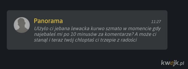 Kiedy najpierw odpalasz jakiś minusujący skrypt, a później dla niepoznaki obrażasz innych żeby odwrócić od siebie uwagę xD
