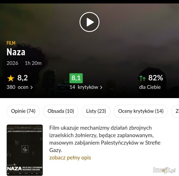 Guardian udostepni film widzom na całym świecie