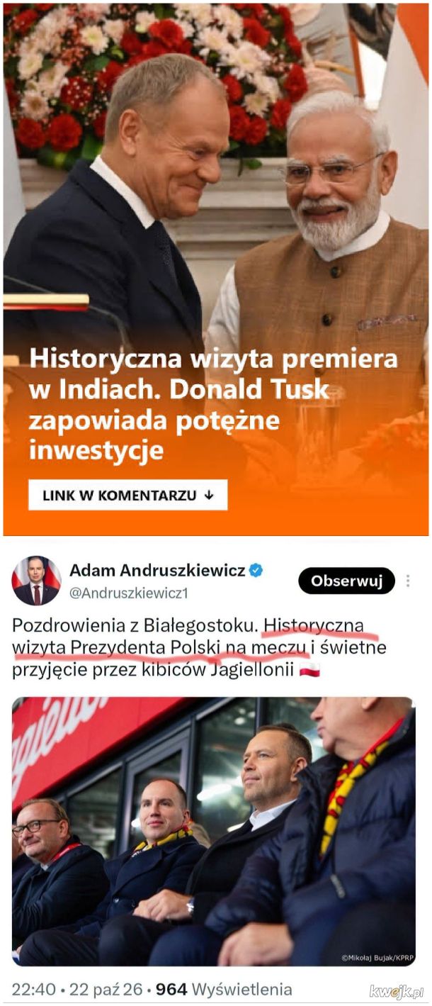 Mąż stanu vs jakas sflaczała moszna