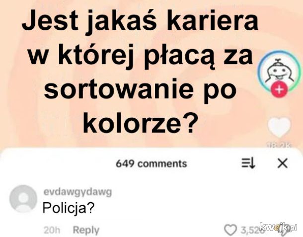 Sortowanie po kolorze
