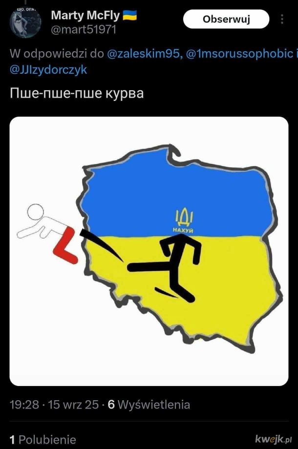 Czas posprzątać Polskę z wrogow ukrainy!