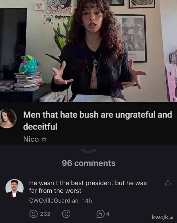 Hejtują Busha