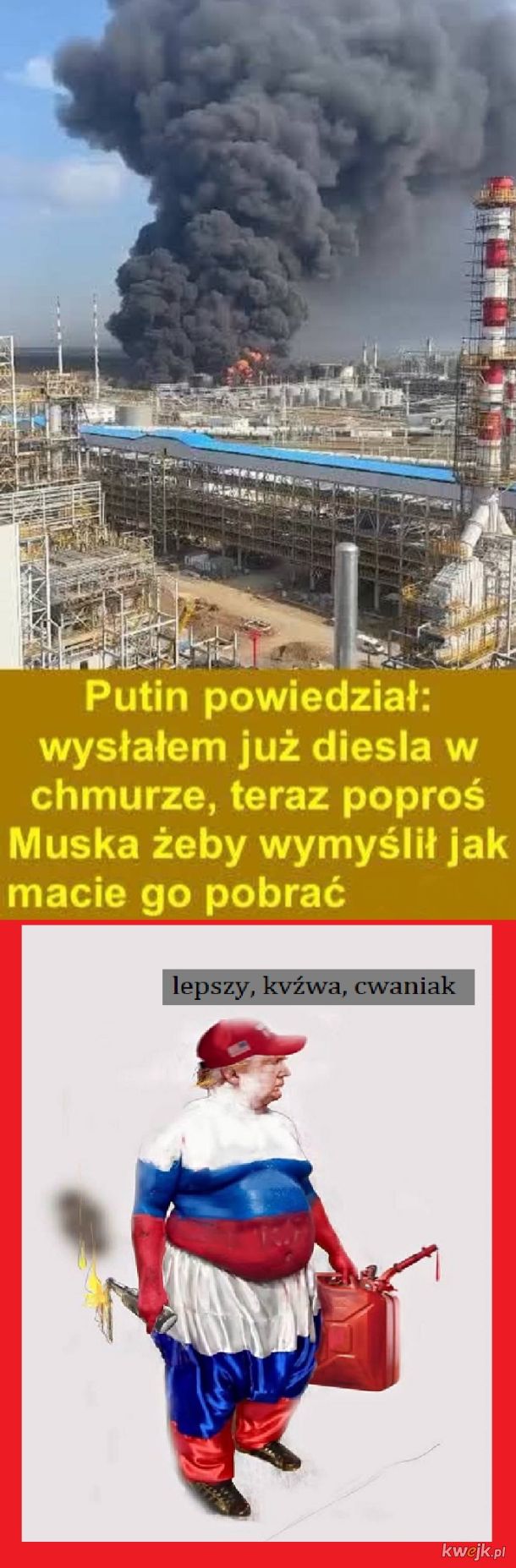 pierwsze bamburyłki ropy wysłane