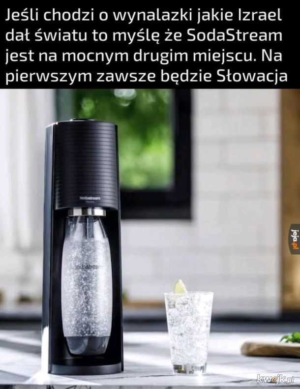 Izrael dał światu soda stream, ale Słowacja i tak wygrywa 