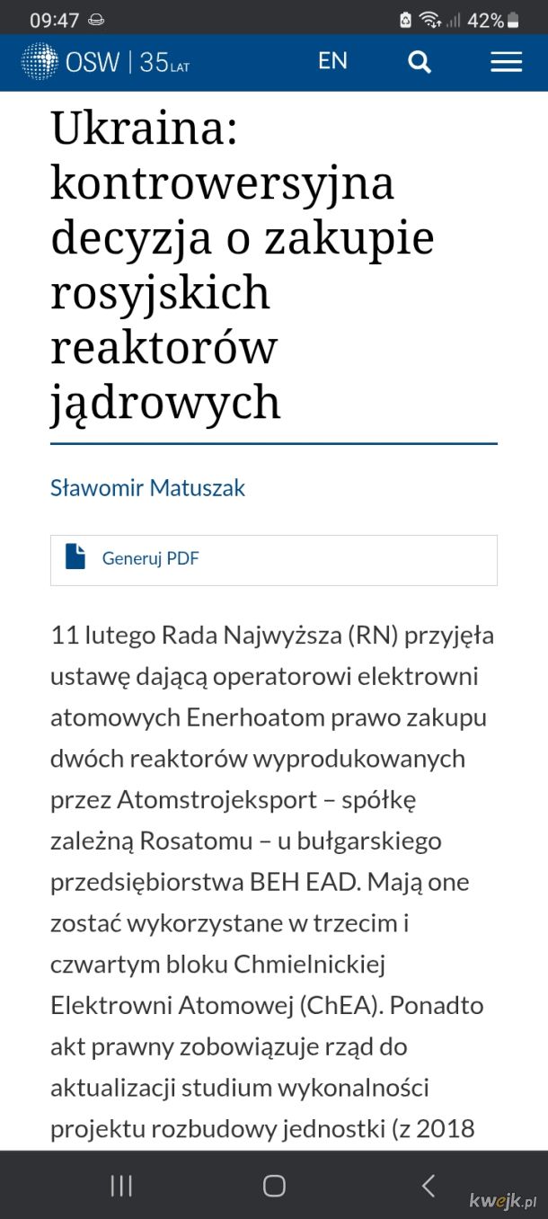 Tyż uważam że USA to zdrajcy gdyż kupować od rosja