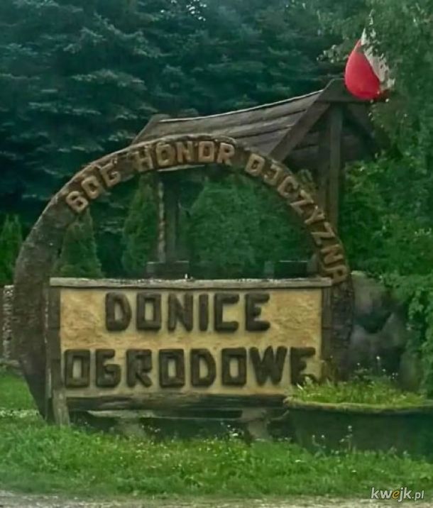 Potężne donice patriotyczne