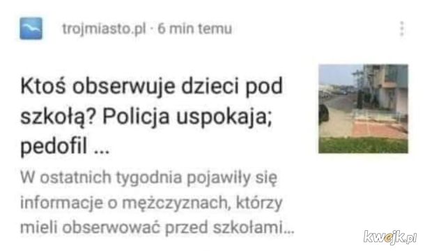 Policja uspokaja : pedofil