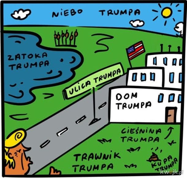 Donald znów odjechał.