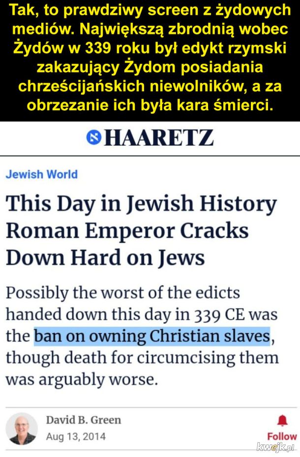 Prześladowani od wieków