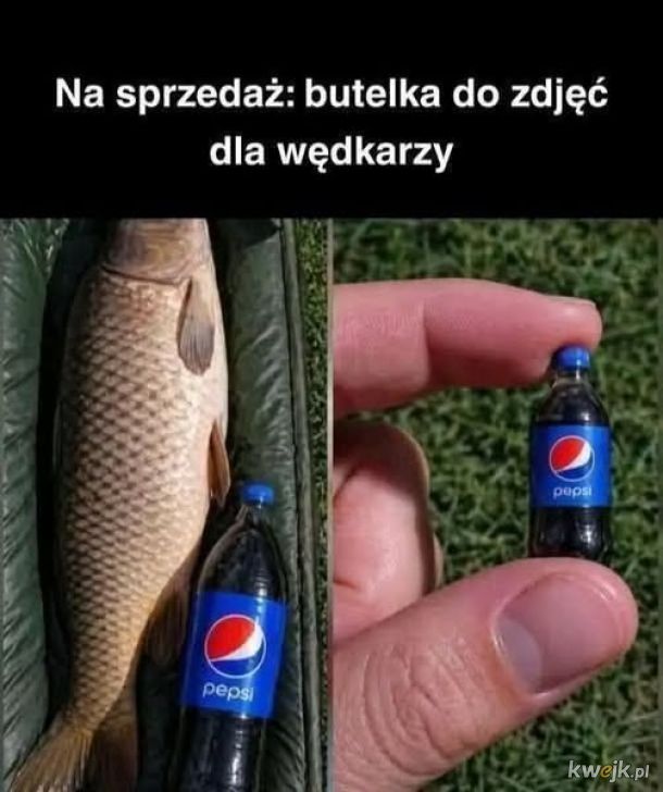 Pepsi dla wędkarzy.
