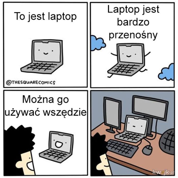 Typowy laptop