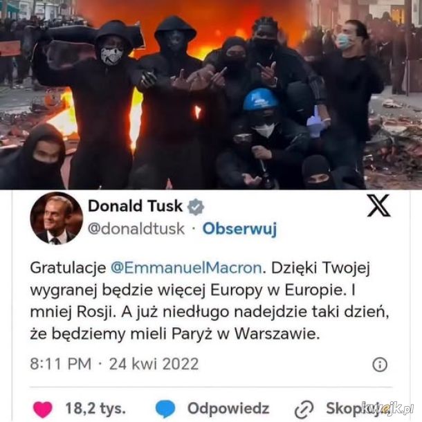 antypolski premier tusk pragnie zagłady Polaków