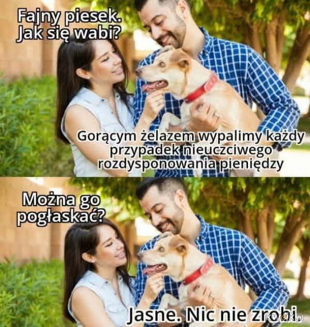 Pewnie jak narobi na dywan to zwali to na pis XD