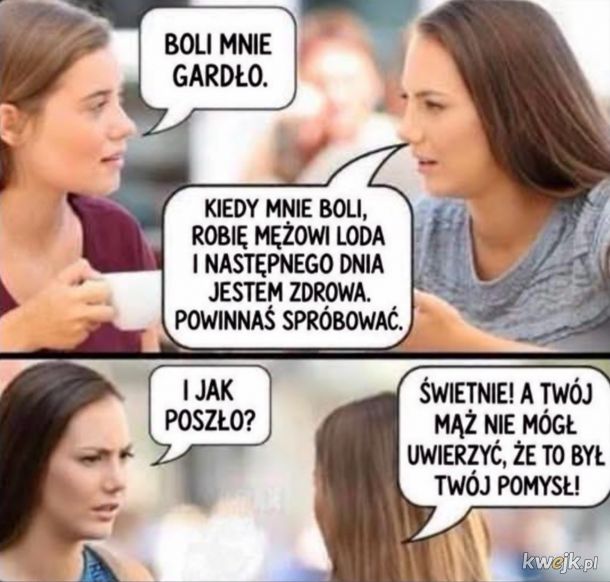 Boli mnie gardło