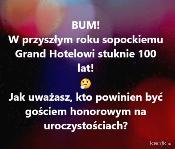 Jakieś propozycje?