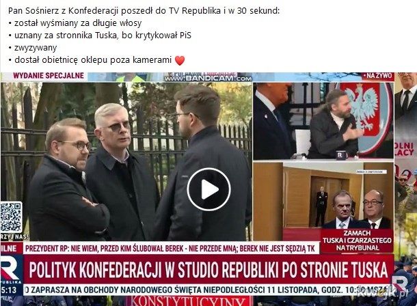 Sakiewicz i ruspublikaTV dzielnie pomagają zawiązać "Pakt senacki" z konfą